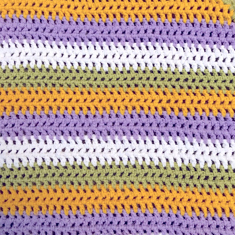 Zara Crochet Triangle Halter Top Womens Medium Summer Cover Up Festival Boho - Picture 8 of 9